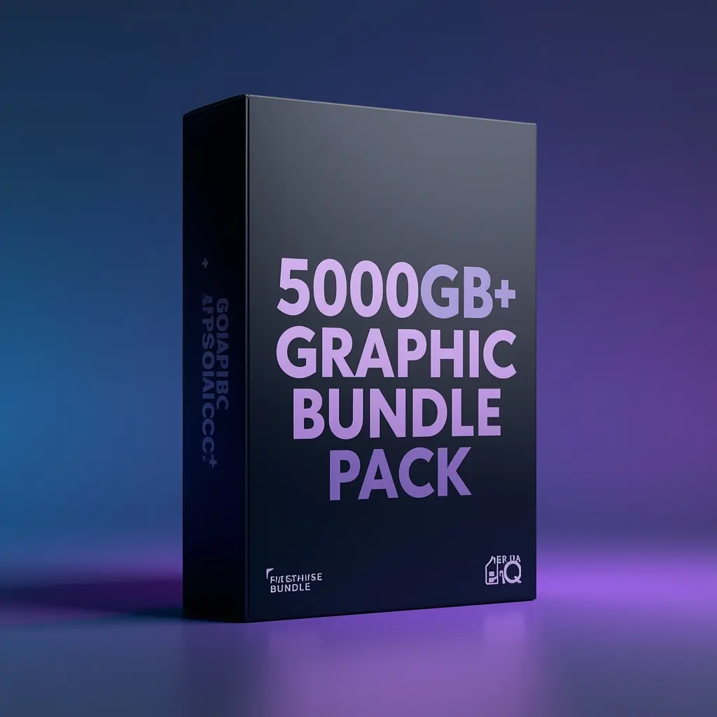 5000GB+ Ultimate Graphic Bundle Pack | All-in-One Design Collection